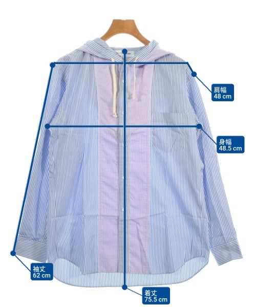 COMME des GARCONS SHIRT（コムデギャルソンシャツ）カジュアルシャツ 青 サイズ:M メンズ/2200681936041