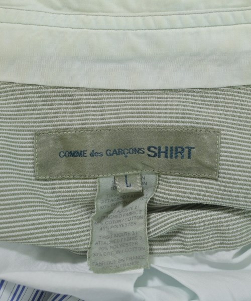 COMME des GARCONS SHIRT（コムデギャルソンシャツ）カジュアルシャツ 白 サイズ:L メンズ/2200681936065