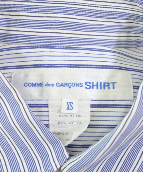 COMME des GARCONS SHIRT（コムデギャルソンシャツ）カジュアルシャツ 青 サイズ:XS メンズ/2200679540069