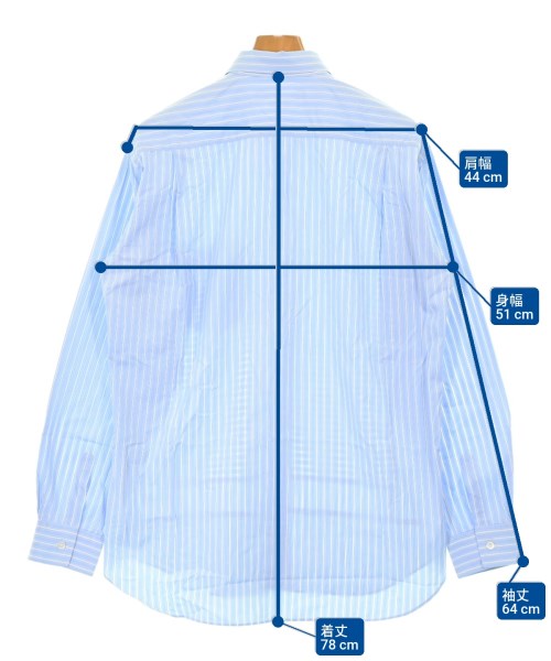 COMME des GARCONS SHIRT（コムデギャルソンシャツ）カジュアルシャツ 青 サイズ:M メンズ/2200682567015
