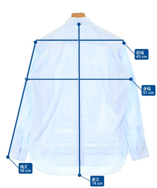 COMME des GARCONS SHIRT（コムデギャルソンシャツ）カジュアルシャツ 青 サイズ:S メンズ/2200682567022