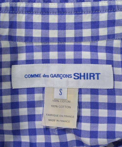 COMME des GARCONS SHIRT（コムデギャルソンシャツ）カジュアルシャツ 青 サイズ:S メンズ/2200691023090