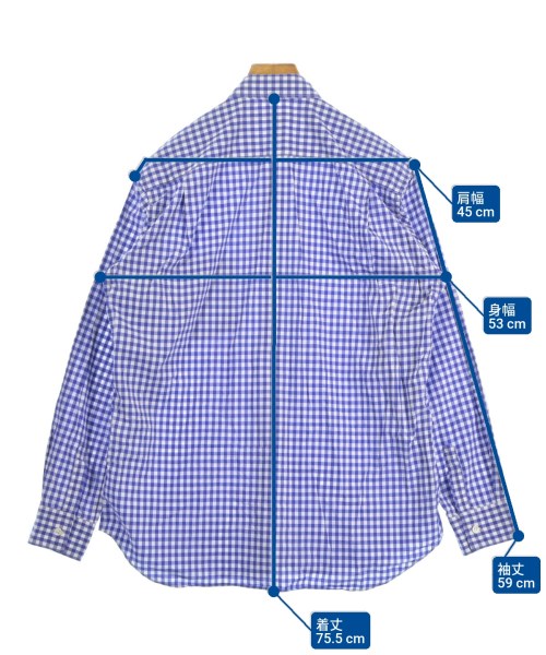 COMME des GARCONS SHIRT（コムデギャルソンシャツ）カジュアルシャツ 青 サイズ:S メンズ/2200691023090