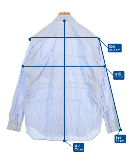 COMME des GARCONS SHIRT（コムデギャルソンシャツ）カジュアルシャツ 青 サイズ:S メンズ/2200691023106