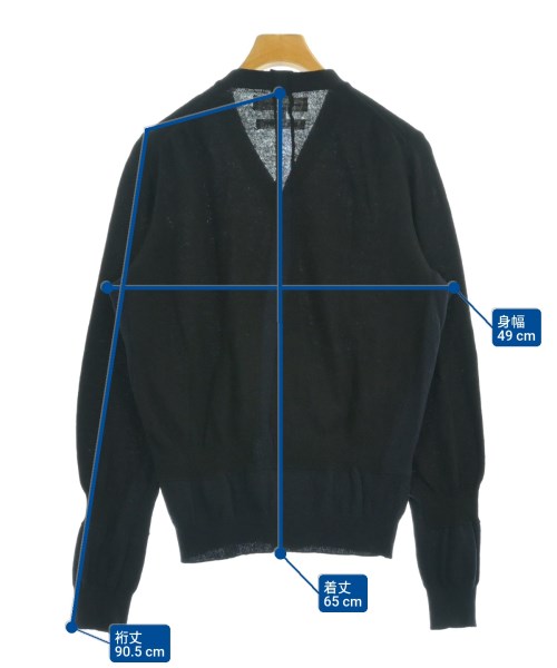 COMME des GARCONS SHIRT（コムデギャルソンシャツ）カーディガン 黒 サイズ:S メンズ/2200691361055