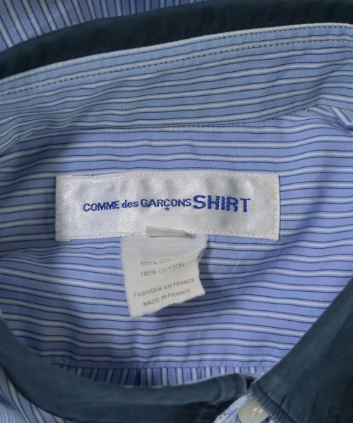 COMME des GARCONS SHIRT（コムデギャルソンシャツ）カジュアルシャツ 青 サイズ:S メンズ/2200684969121