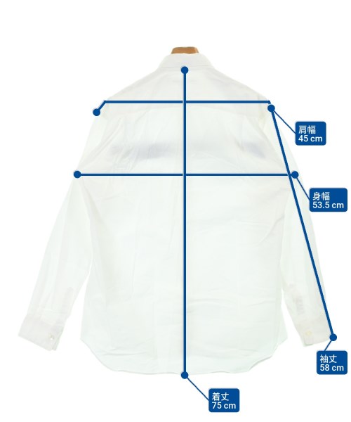 COMME des GARCONS SHIRT（コムデギャルソンシャツ）カジュアルシャツ 白 サイズ:S メンズ/2200686759089