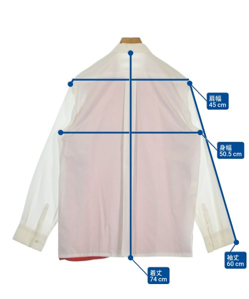 COMME des GARCONS SHIRT（コムデギャルソンシャツ）カジュアルシャツ 白 サイズ:S メンズ/2200689124082
