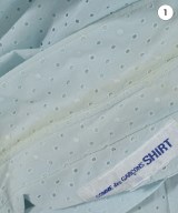 COMME des GARCONS SHIRT（コムデギャルソンシャツ）カジュアルシャツ 青 サイズ:M メンズ/2200689124099