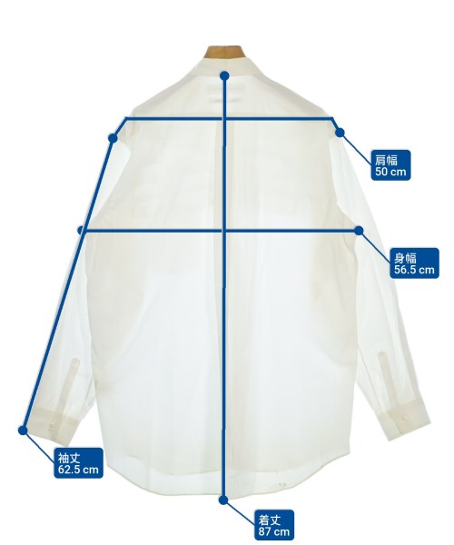 COMME des GARCONS SHIRT（コムデギャルソンシャツ）カジュアルシャツ 白 サイズ:L メンズ/2200689124105