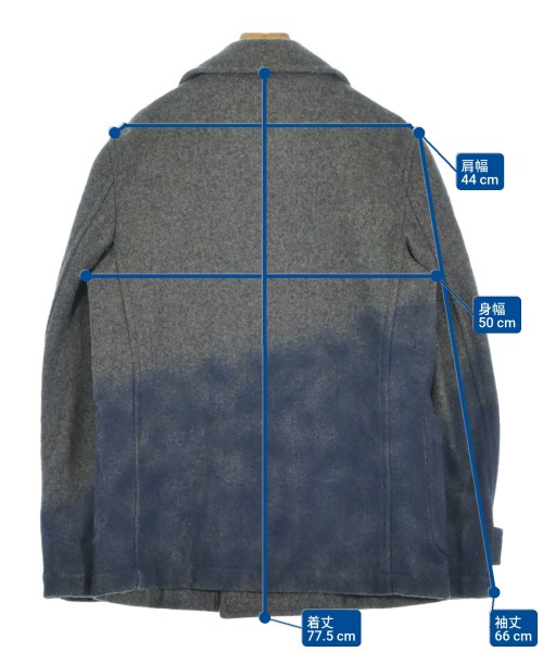 COMME des GARCONS SHIRT（コムデギャルソンシャツ）ピーコート グレー サイズ:M メンズ/2200692000038