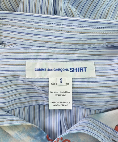 COMME des GARCONS SHIRT（コムデギャルソンシャツ）カジュアルシャツ 青 サイズ:S メンズ/2200693393016