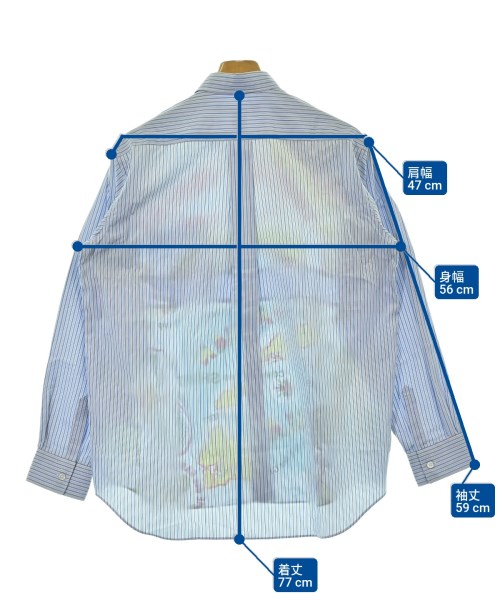 COMME des GARCONS SHIRT（コムデギャルソンシャツ）カジュアルシャツ 青 サイズ:S メンズ/2200693393016