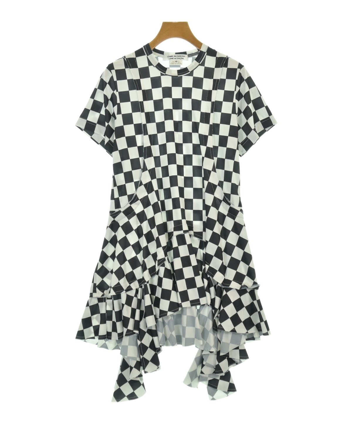 コムデギャルソンコムデギャルソン　コムコム　フリル付きTシャツ XS COMME des GARCONS HOMME PLUS(コムデギャルソンオムプリュス