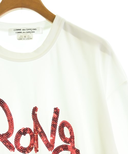 COMME des GARCONS COMME des GARCONS（コムデギャルソンコムデギャルソン）Tシャツ・カットソー 白 サイズ:S レディース/2200554075082