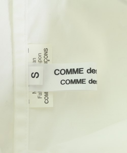 COMME des GARCONS COMME des GARCONS（コムデギャルソンコムデギャルソン）カジュアルシャツ 白 サイズ:S レディース/2200620774062