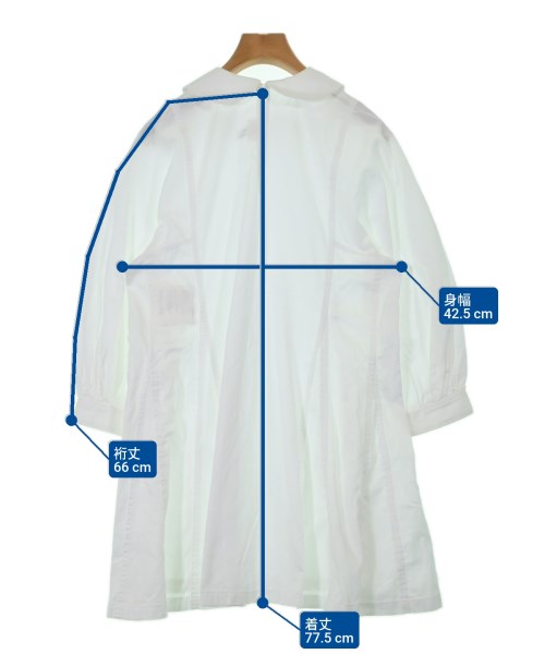 COMME des GARCONS COMME des GARCONS（コムデギャルソンコムデギャルソン）カジュアルシャツ 白 サイズ:S レディース/2200620774062