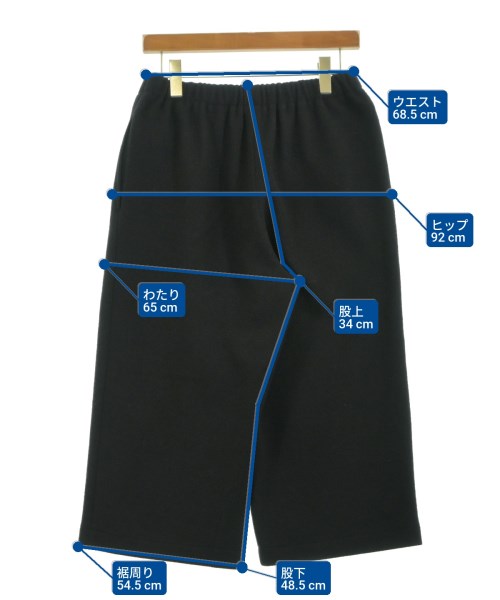 COMME des GARCONS COMME des GARCONS（コムデギャルソンコムデギャルソン）クロップドパンツ 黒 サイズ:S レディース/2200635694034