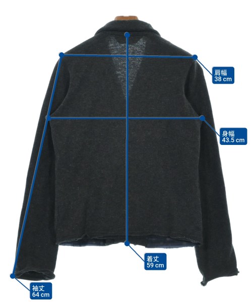 COMME des GARCONS COMME des GARCONS（コムデギャルソンコムデギャルソン）カジュアルジャケット グレー サイズ:-(M位) レディース/2200636709041