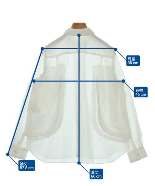 COMME des GARCONS COMME des GARCONS（コムデギャルソンコムデギャルソン）ブラウス 白 サイズ:S レディース/2200623320068