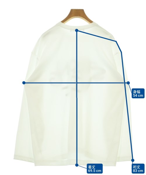 COMME des GARCONS COMME des GARCONS（コムデギャルソンコムデギャルソン）Tシャツ・カットソー 白 サイズ:F レディース/2200637467056