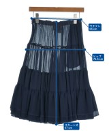 COMME des GARCONS COMME des GARCONS（コムデギャルソンコムデギャルソン）ひざ丈スカート 紺 サイズ:SS レディース/2200620194044