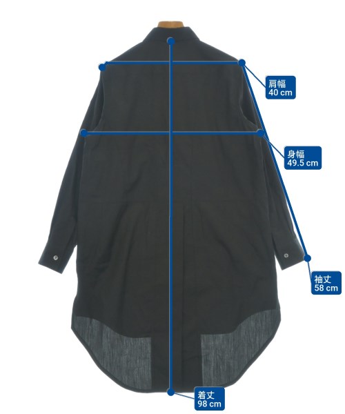 COMME des GARCONS COMME des GARCONS（コムデギャルソンコムデギャルソン）カジュアルシャツ 黒 サイズ:S レディース/2200623423028