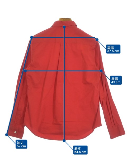 COMME des GARCONS COMME des GARCONS（コムデギャルソンコムデギャルソン）カジュアルシャツ 赤 サイズ:S レディース/2200639027043
