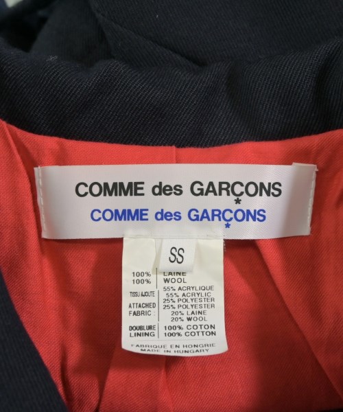 COMME des GARCONS COMME des GARCONS（コムデギャルソンコムデギャルソン）カジュアルジャケット 紺 サイズ:SS(XS位) レディース/2200640702069