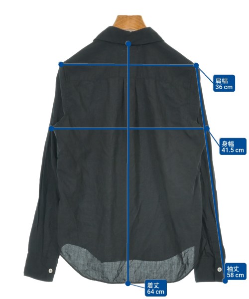 COMME des GARCONS COMME des GARCONS（コムデギャルソンコムデギャルソン）カジュアルシャツ 黒 サイズ:XS レディース/2200641327094