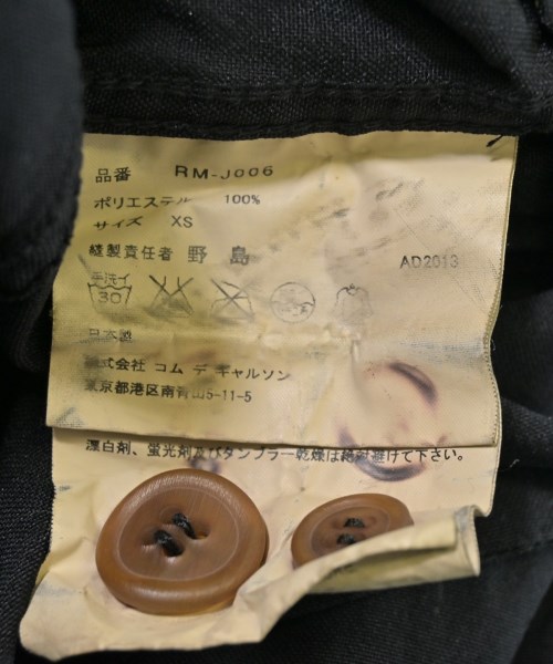 COMME des GARCONS COMME des GARCONS（コムデギャルソンコムデギャルソン）カジュアルジャケット 黒 サイズ:XS レディース/2200630370056