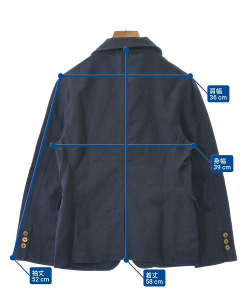 COMME des GARCONS COMME des GARCONS（コムデギャルソンコムデギャルソン）カジュアルジャケット 紺 サイズ:XS レディース/2200630370063