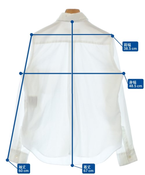 COMME des GARCONS COMME des GARCONS（コムデギャルソンコムデギャルソン）カジュアルシャツ 白 サイズ:S レディース/2200640443061