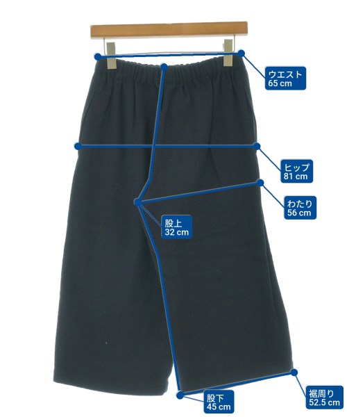 COMME des GARCONS COMME des GARCONS（コムデギャルソンコムデギャルソン）クロップドパンツ 紺 サイズ:XS レディース/2200642547064