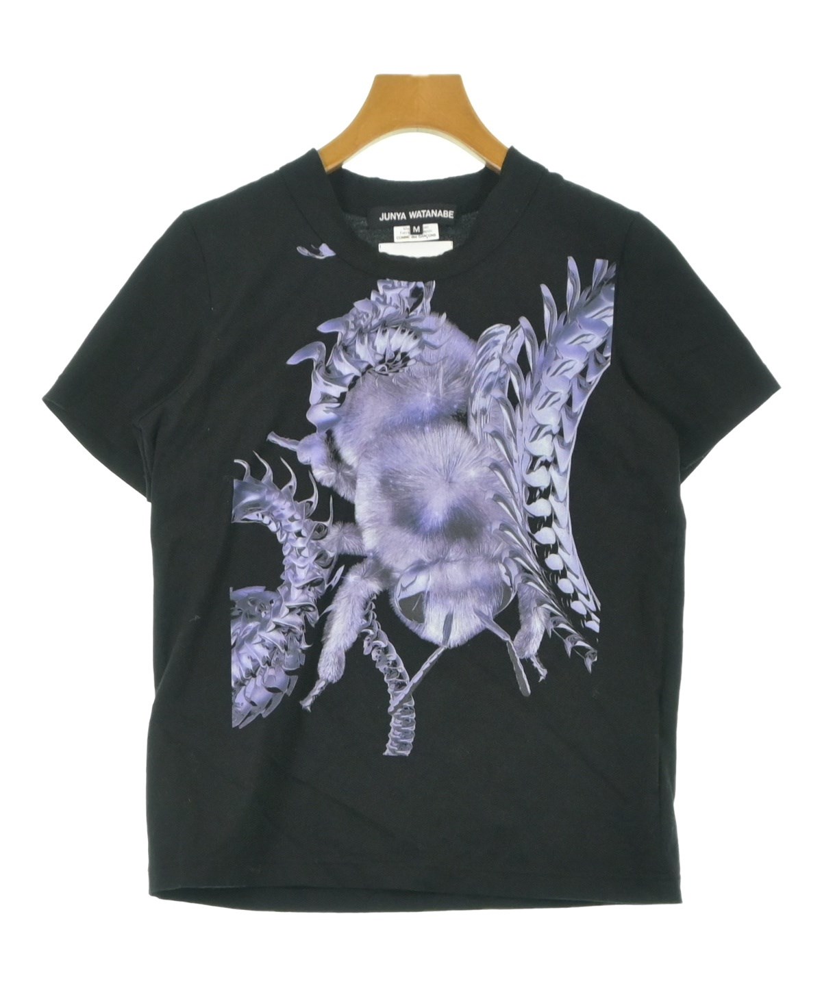 JUNYA WATANABE（ジュンヤワタナベ）Tシャツ・カットソー 黒 サイズ:M