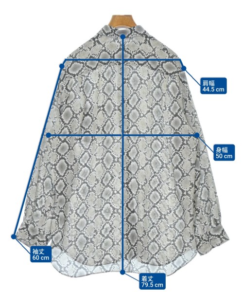 JUNYA WATANABE（ジュンヤワタナベ）ブラウス グレー サイズ:M レディース/2200643235038