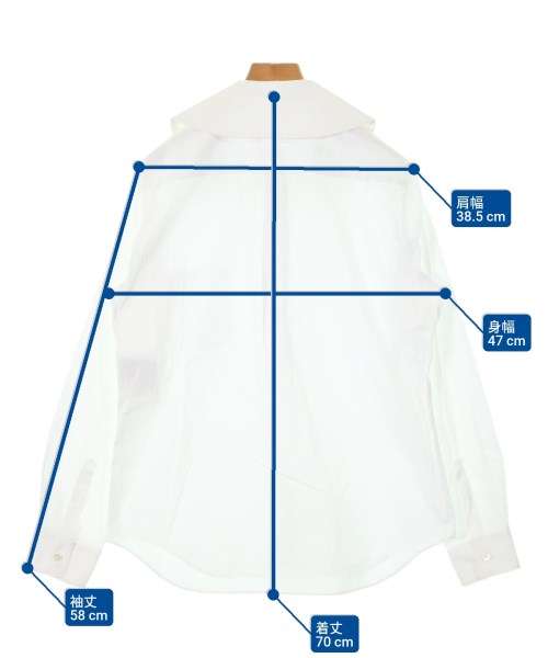 COMME des GARCONS COMME des GARCONS（コムデギャルソンコムデギャルソン）ブラウス 白 サイズ:M レディース/2200626707040