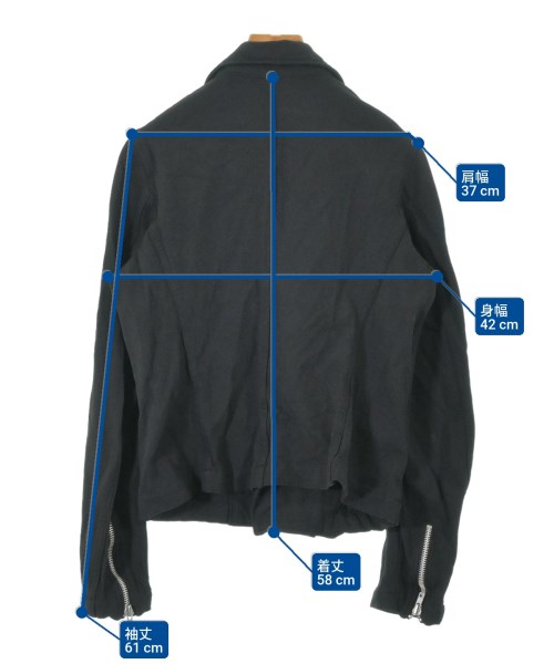 COMME des GARCONS COMME des GARCONS（コムデギャルソンコムデギャルソン）ライダース 黒 サイズ:S レディース/2200632334032