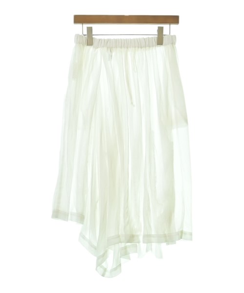 COMME des GARCONS COMME des GARCONS（コムデギャルソンコムデギャルソン）ひざ丈スカート 白 サイズ:XS レディース/2200642263124
