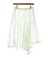 COMME des GARCONS COMME des GARCONS（コムデギャルソンコムデギャルソン）ひざ丈スカート 白 サイズ:XS レディース/2200642263124