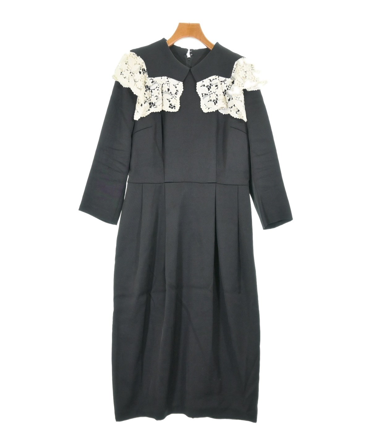 美品✨コムデギャルソン ポロシャツ二重ドッキングワンピース 2010年 ブラック COMME des GARCONS COMME des GARCONS（コムデギャルソン