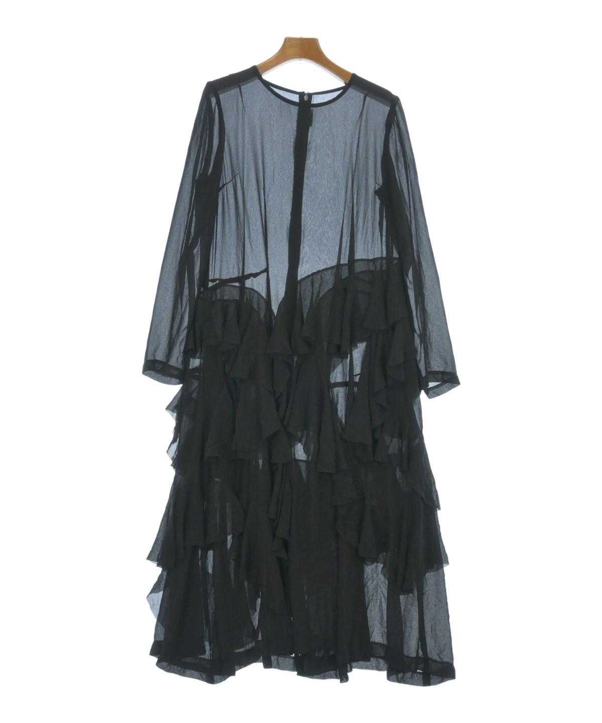 美品✨コムデギャルソン ポロシャツ二重ドッキングワンピース 2010年 ブラック COMME des GARCONS COMME des GARCONS（コムデギャルソン