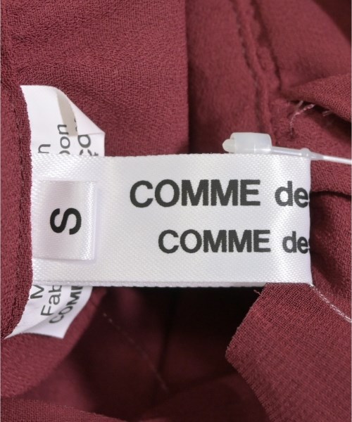 COMME des GARCONS COMME des GARCONS（コムデギャルソンコムデギャルソン）ショートパンツ 赤 サイズ:S レディース/2200598742247