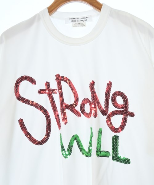 COMME des GARCONS COMME des GARCONS（コムデギャルソンコムデギャルソン）Tシャツ・カットソー 白 サイズ:XS レディース/2200550067012