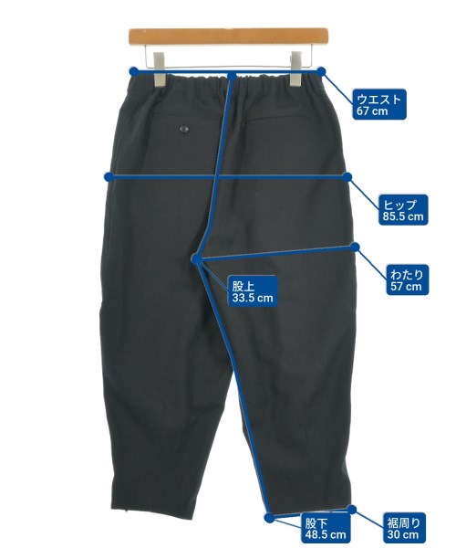 COMME des GARCONS COMME des GARCONS（コムデギャルソンコムデギャルソン）クロップドパンツ 黒 サイズ:XS レディース/2200621609042