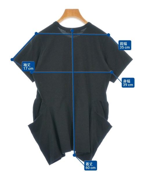 COMME des GARCONS COMME des GARCONS（コムデギャルソンコムデギャルソン）Tシャツ・カットソー 黒 サイズ:S レディース/2200613549288