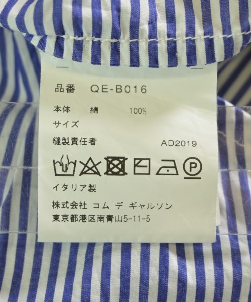COMME des GARCONS COMME des GARCONS（コムデギャルソンコムデギャルソン）ブラウス 青 サイズ:F レディース/2200613549370