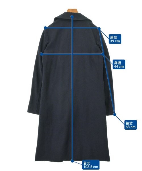 COMME des GARCONS COMME des GARCONS（コムデギャルソンコムデギャルソン）ステンカラーコート 黒 サイズ:M レディース/2200623205068