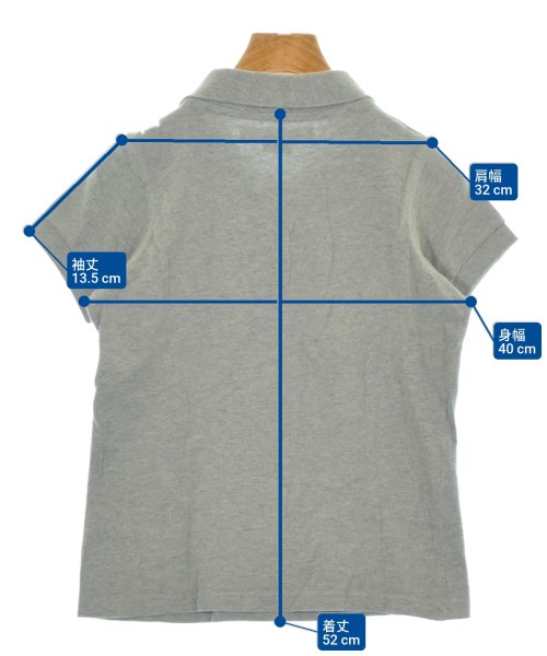COMME des GARCONS COMME des GARCONS（コムデギャルソンコムデギャルソン）ポロシャツ グレー サイズ:SS(XS位) レディース/2200623205235