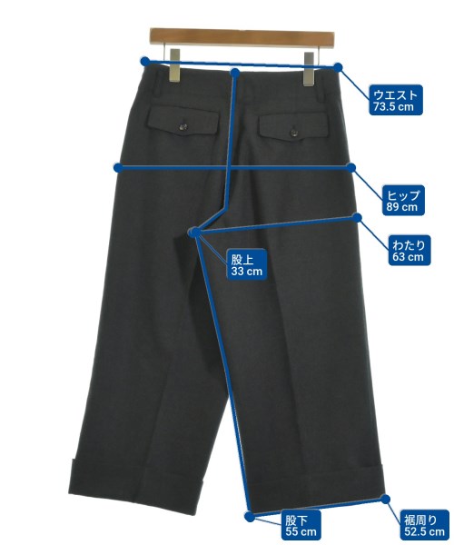 COMME des GARCONS COMME des GARCONS（コムデギャルソンコムデギャルソン）スラックス グレー サイズ:M レディース/2200623736029